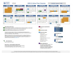 District Calendar English