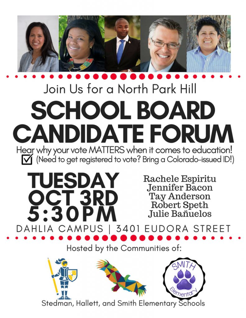 School Board Candidate Forum! – STEDMAN ELEMENTARY