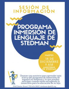 Immersion Info Session dec 18 SP