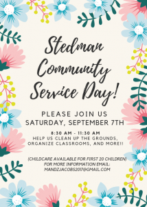 2019 StedmanCommunityService Day!